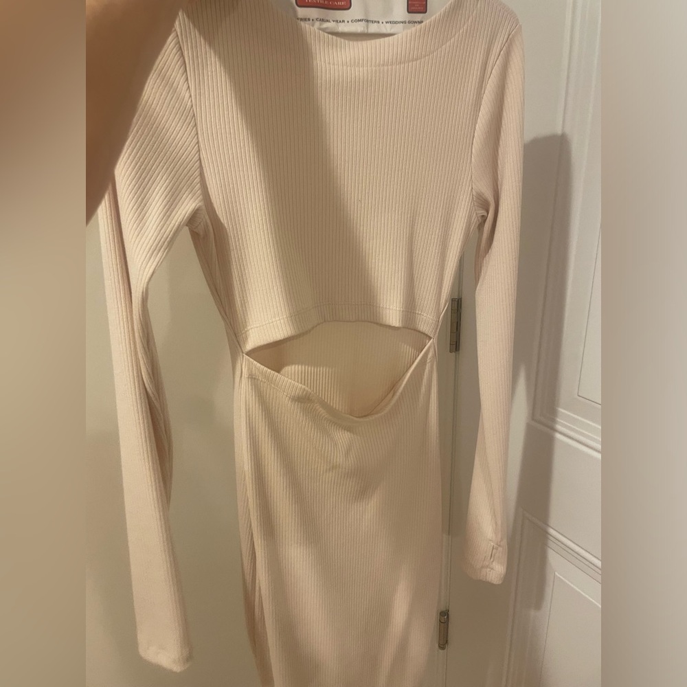 Vici cutout rubbed midi dress